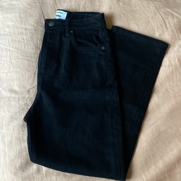 Reformation Liza Ultra High Rise Straight Cropped Jeans - Picture 2 of 8